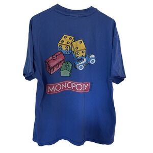 VTG 90's McDonald's MONOPOLY Crew Graphic T-Shirt B.H. Well Worn Soft S.S.‎ XL